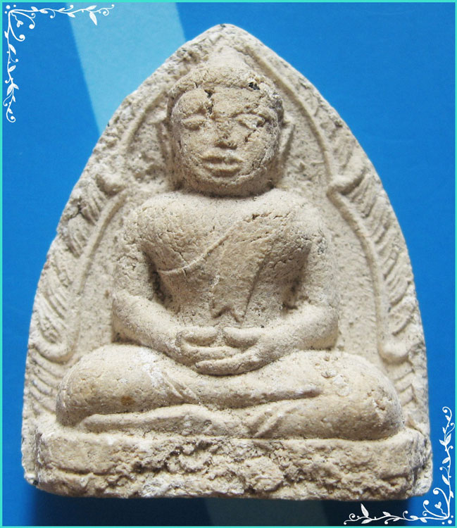 ..ลพ.ฑูรย์ วัดโพธิ์นิมิตร กทม พระผง พิมพ์ ลพ.โต บางกระทิง เนื้อผงเก่าๆ หลังยันต์ ปี 12..