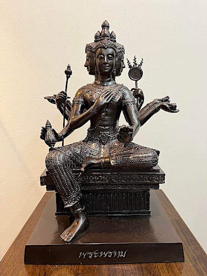 พระพรหมที่รฤก 239ปี วัดสะแก พระนครศรีอยุธยา