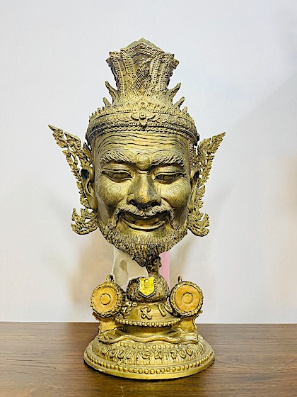 เศียรปู่ฤาษีนารอด นำฤกษ์ วัดโพธิ์ประสาท จ.นครสวรรค์  