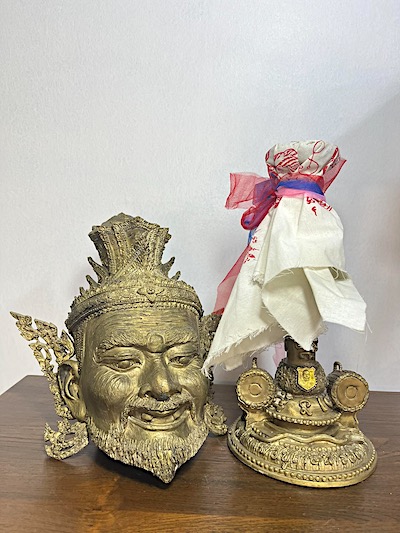 เศียรปู่ฤาษีนารอด นำฤกษ์ วัดโพธิ์ประสาท จ.นครสวรรค์  