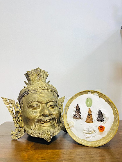 เศียรปู่ฤาษีนารอด นำฤกษ์ วัดโพธิ์ประสาท จ.นครสวรรค์  