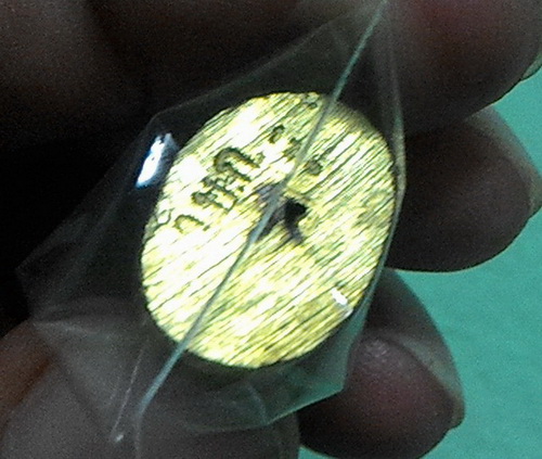 เสือเบิกไพร เนื้อทองฝาบาตร หลวงพ่อบุญมา วัดบ้านแก่ง ปี2557 เคาะเดียวแดงครับ