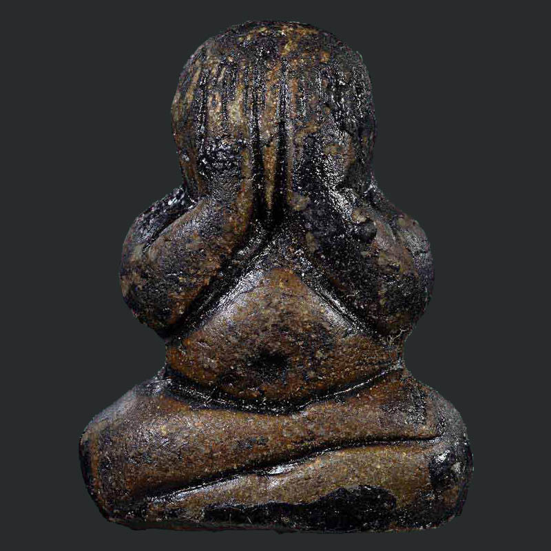 ปิดตาเนื้อผงคลุกรัก หลวงปู่ทิม วัดพระขาว อยุธยา ((เคาะเดียว))