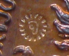 เหรียญ"โภคทรัพย์"หลวงพ่อจรัญ วัดอัมพวัน จ.สิงห์บุรีปี2554 เนื้อทองแดง โค้ด จ หมายเลข14702