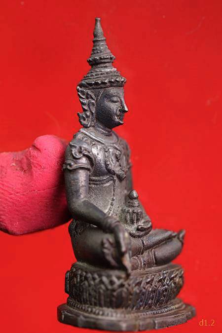 พระกริ่งสยาม วัดป่ามะไฟ เนื้อนวะ พร้อมกล่องเดิม