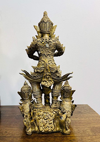 ท้าวเวสสุวรรณ หน้ายักษ์ วัดโพธิ์ประสาท นครสวรรค์ ปี2565