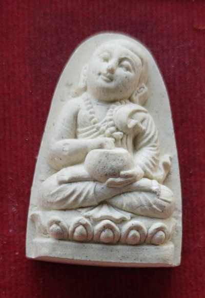 พระอุปคุตชนะมาร หลวงปู่ทองดำ วัดถ้ำตะเพียนทองสวยๆพร้อมกล่องเดิม