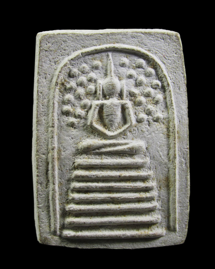 พระสมเด็จวัดทด จ.ฉะเชิงเทรา ผสมผงอิทธิเจ หลวงปู่ภูวัดอินทร์ ปลุกเสกพร้อมหลวงพ่อโสธร2หน้าปี2497