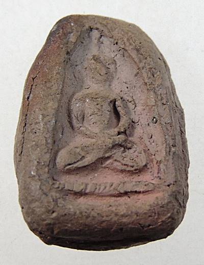 พระเม็ดบัว เจ้าคุณโพธิ์ วัดชัยพฤกษ์มาลา เนื้อดิน ปี ๒๔๔๒