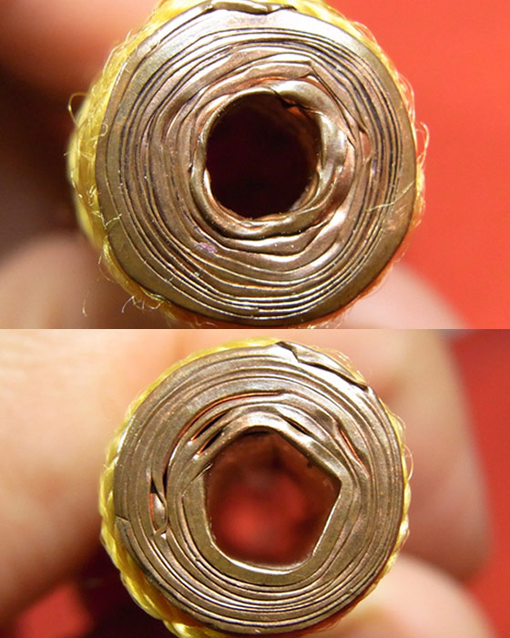 ตะกรุดสามยันต์ในดอกเดียว มหากระดอน มหาสะท้อน มหาระงับ ปู่ฤาษีอำนาจ ทองเจริญ