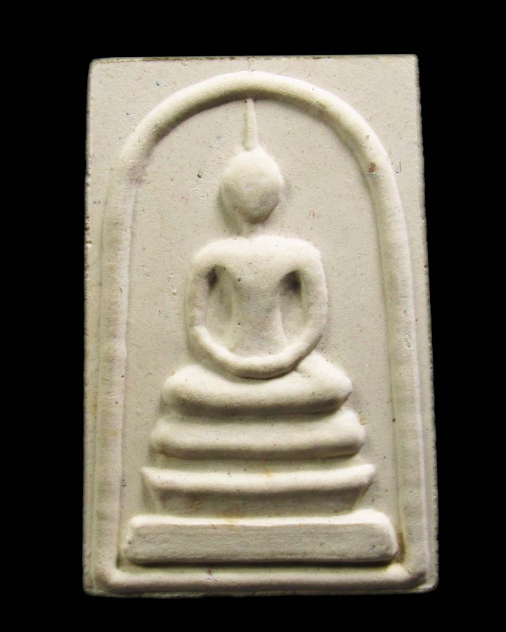 พระสมเด็จพิมพ์ใหญ่เกศทะลุซุ้ม ตะกรุดเงิน หลวงพ่อเกษม เขมโก ปี2535