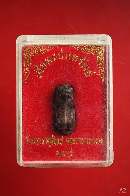 เสือตะปบทรัพย์ วัดพระธาตุช่อแฮ จ.แพร่ เนื้อนวะ พร้อมกล่องเดิม