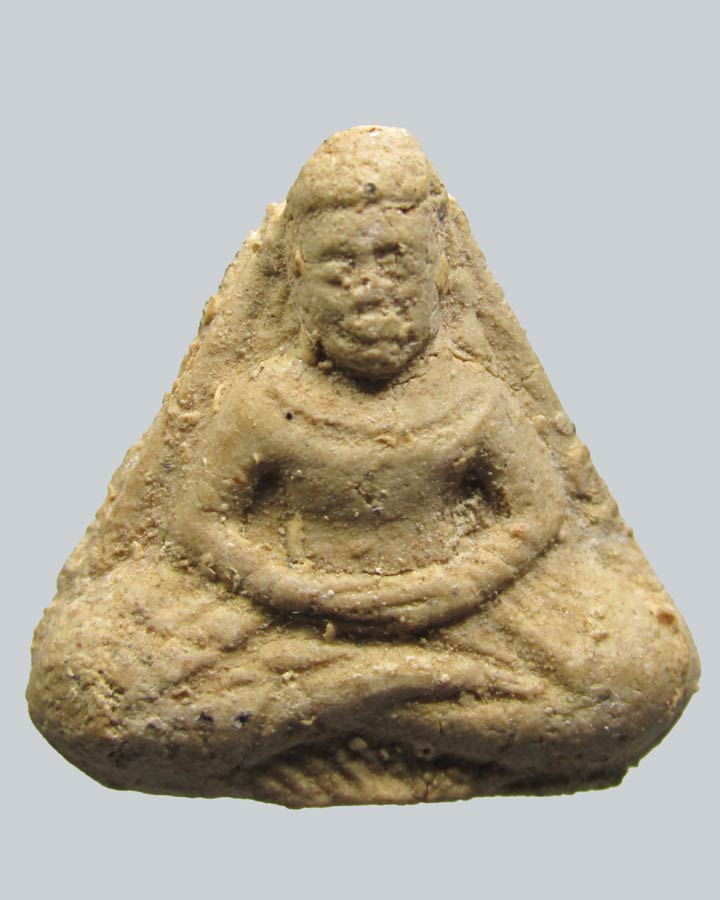 พระโพธิจักรห้าเหลี่ยมผงเกสร หลวงพ่อลี วัดอโศการาม ปี 2500