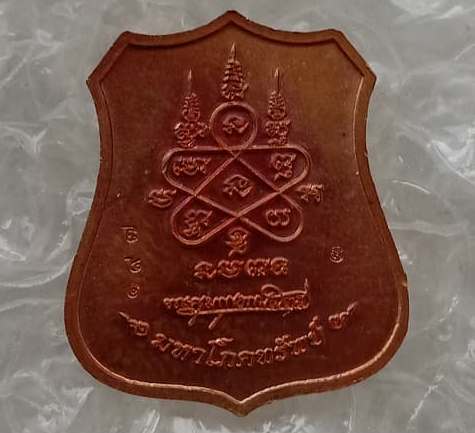 เหรียญอาร์มหันข้าง มหาโภคทรัพย์ หลวงพ่อสาคร วัดหนองกรับ จ ระยอง ปี2554หมายเลข197
