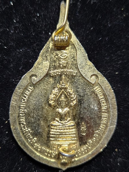 เหรียญเข็มกลัดสมเด็จพระเทพฯ รุ่นพระราชทาน หลังพระนาคปรก จ.นครนายก พ.ศ 2538 ตกโค๊ด สธ