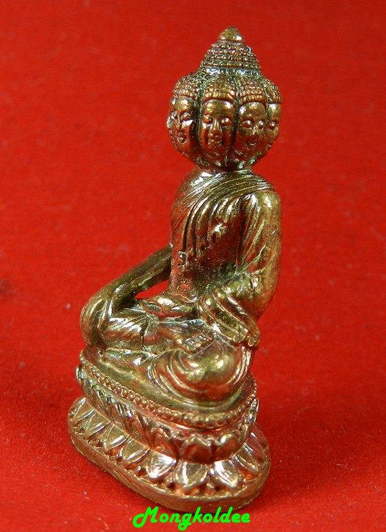 พระมหาเศรษฐีนวโกฏิ หลวงพ่อจอม นาคเสโน วัดบ้านดอนดู่ จ.อำนาจเจริญ เนื้อทองแดง ปี 53 #8