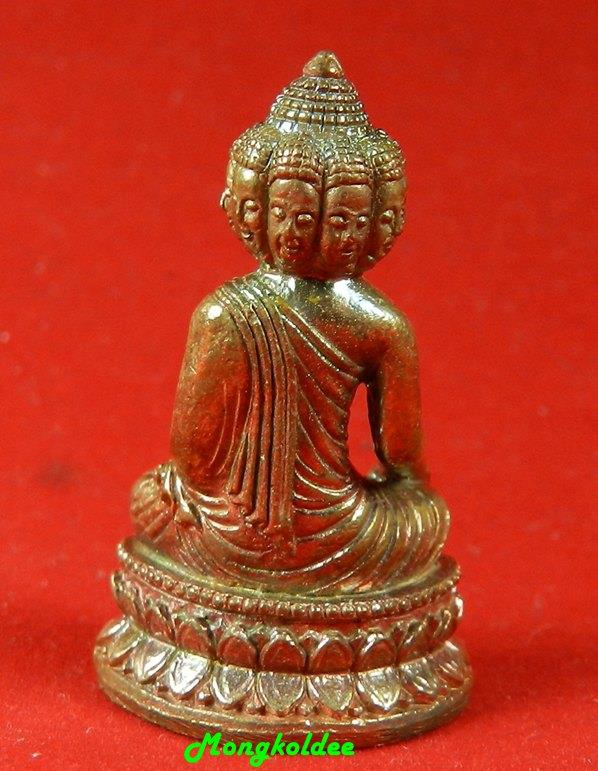 พระมหาเศรษฐีนวโกฏิ หลวงพ่อจอม นาคเสโน วัดบ้านดอนดู่ จ.อำนาจเจริญ เนื้อทองแดง ปี 53 #8