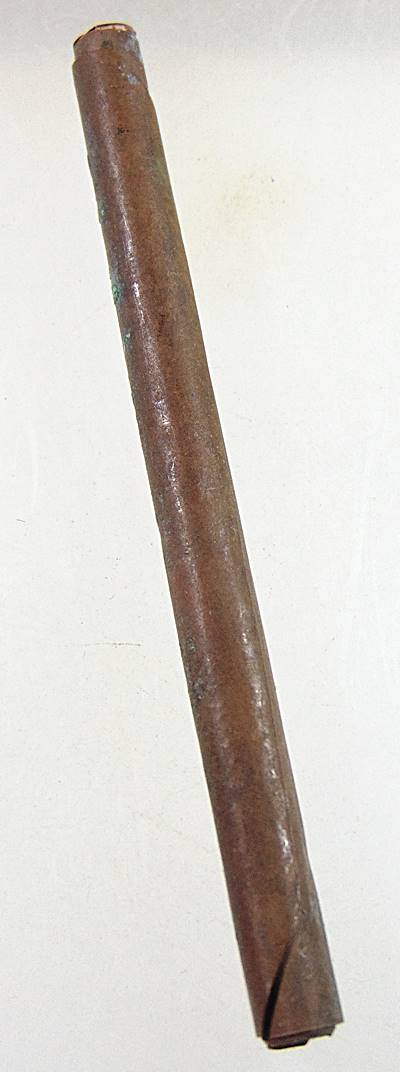 ตะกรุด เนื้อทองแดง 2.5 นิ้ว (ได้มาจากปราจีนบุรี)