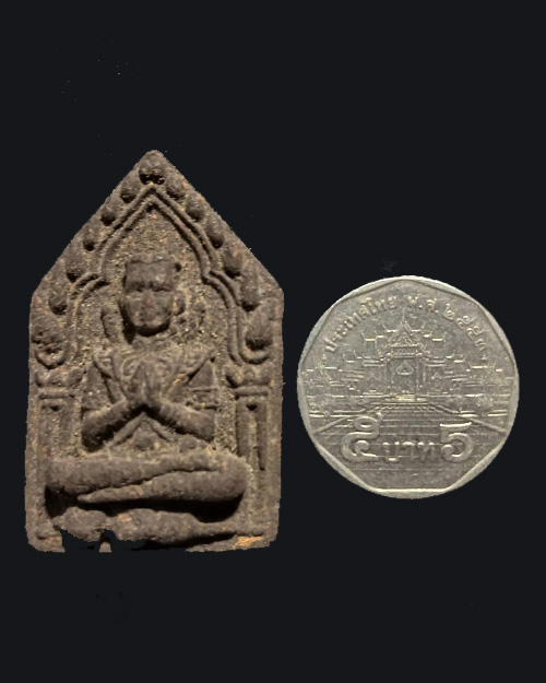 พระขุนแผนพรายกุมารหลังยันต์  ไม่ทราบเกจิ