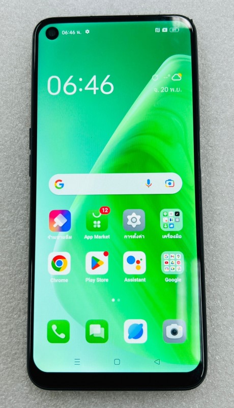 OPPO A74 5G จอใหญ่6.5นิ้ว ram6บวก6gb ram128gb ใช้งานปกติ ใส่ได้ทุกซิม ไม่ติดรายเดือน