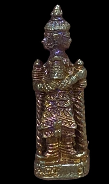 รูปหล่อลอยองค์ ท้าวเวสสุวรรณ 2 หน้า ปีพ.ศ. 2545 วัดจุฬามณี สมุทรสงคราม