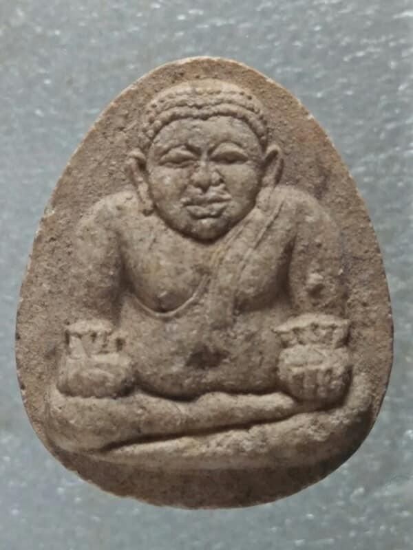 พระสังขจาย หลังปั้มยันต์ 