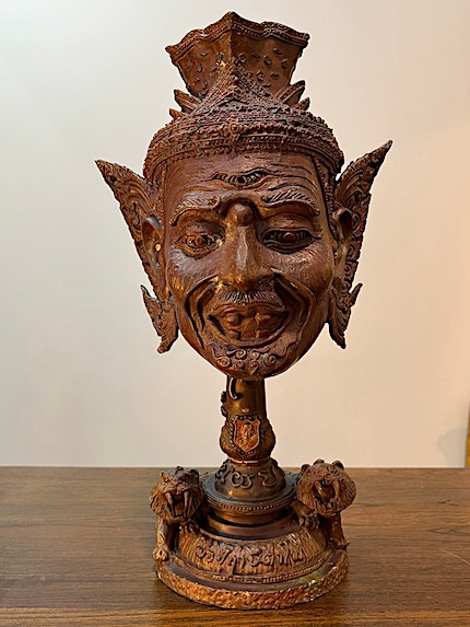 เศียรปู่ฤาษีตาไฟ วัดโพธิ์ประสาท นครสวรรค์