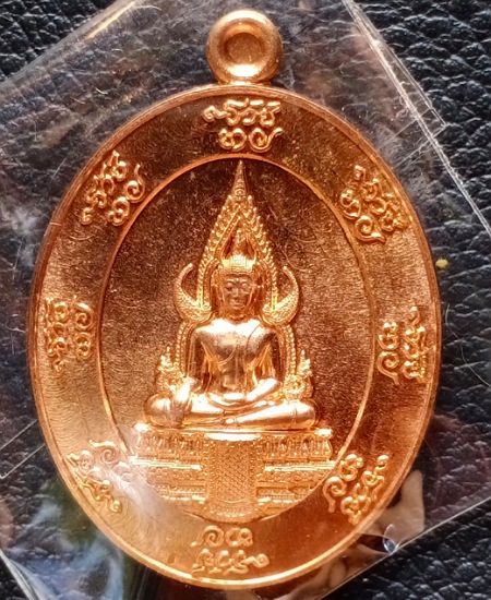 เหรียญสมเด็จองค์ปฐม หลวงพ่อหนุน วัดพุทธโมกพลาราม จ.สกลนคร ปี 2562 เคาะเดียว