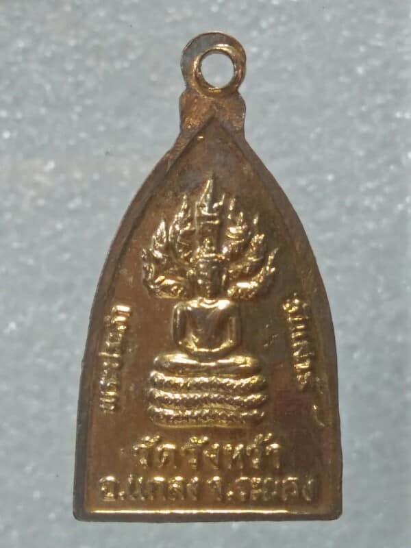เหรียญหลวงปู่คร่ำหลังพระนาคปรก ประจำวันเสาร์  วัดวังหว้า ระยอง 
