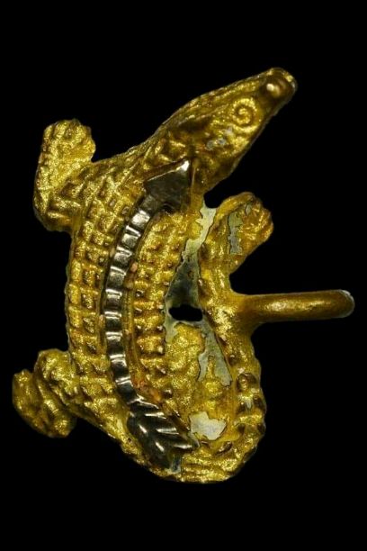 จระเข้จันทร์เพ็ญ(ศรนารายณ์) หลวงพ่อสนิทวัดลำบัวลอย พิมพ์ใหญ่ สวยๆ