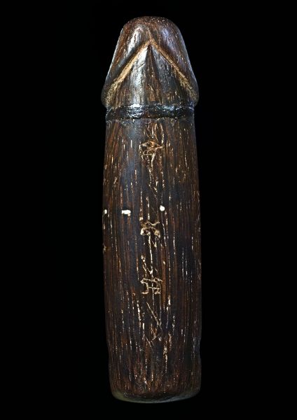 ปลัดขิกศรนารายณ์ หลวงพ่อสนิท วัดลำบัวลอย คาดครั่ง ไม้มะขามพราย ยุคต้น จารมือ