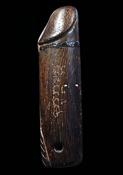 ปลัดขิกศรนารายณ์ หลวงพ่อสนิท วัดลำบัวลอย คาดครั่ง ไม้มะขามพราย ยุคต้น จารมือ