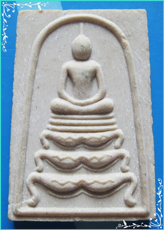 ..ลป.ทองดำ วัดท่าทอง อด. พระสมเด็จ พิมพ์ขาโต๊ะ หลังรูป ครึ่งองค์..