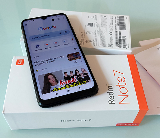 Redmi Note7 เครื่อง+กล่องพร้อมอุปกรณ์ เครื่องศูนย์ไทย สภาพสวยตามรูป ถูกกว่าตามตู้เยอะครับ