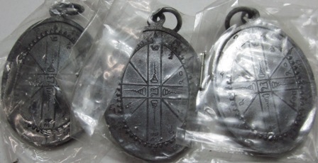 K1357 เหรียญ พระอาจารย์ธรรมโชติ วัดลุ่มคงคาราม จ.นนทบุรี พ.ศ.2516เนื้อทองแดง รมดำ เหรียญสวย ซองเดิม 