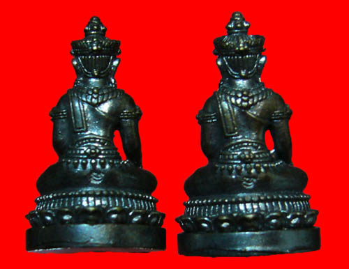 K1756    2องค์พระกริ่งชัยวัฒน์จอมสุรินทร์มหาเศรษฐี หลวงปู่หงษ์ วัดเพชรบุรี(สุสานทุ่งมน)