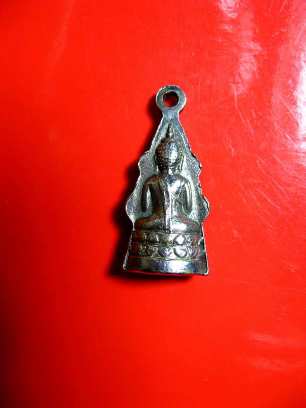K1907 พระพุทธชินราชลอยองค์ ก้นอุดกริ่ง วัดเขาสำเภาทอง หลวงปู่ทิมปลุกเสกปี 18 สวยๆ เนื้อทองแดงกะไหล่เ