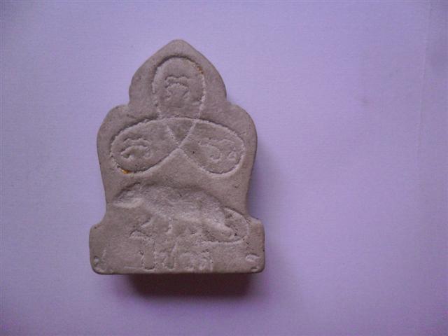 K1921 พระผงพระเจ้าตนหลวงพะเยารุ่นแรกปี 2500 หลังปีชวดลงรักปิดทองสร้างน้อยแจกกรรมการนิยมสุดในชุด 12 ร