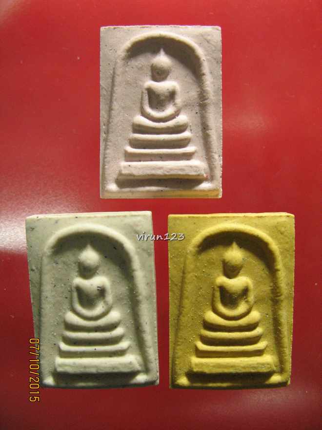 K2068สมเด็จคะแนน 89 3 เนื้อ รุ่นแรก ปี 2557 หลวงปู่ฮก วัดราษฎร์เรืองสุข พร้อมกล่องครับ 8