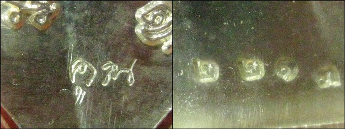 พระนาคปรก วัดราษฎร์บำรุง(วัดปรก) รุ่นบรรจุพระบรมสารีริกธาตุ เนื้อเงิน หมายเลข ๒๒๑๓ 