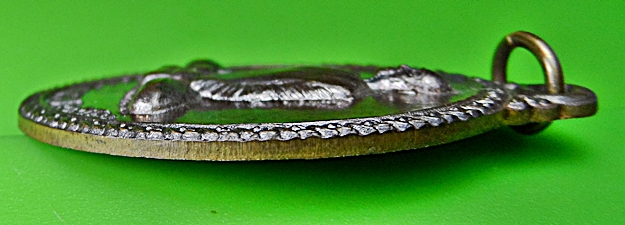 เหรียญพระอาจารย์ประสิทธิ์ วัดมหาเจรีย์ จันทบุรี .2449.