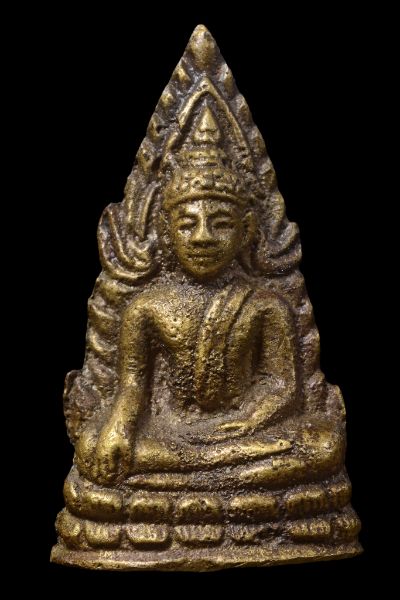 พระพุทธชินราชอินโดจีน วัดสุทัศน์ฯ ปี2485 พิมพ์นิยม พิมพ์ต้อบัวขีด ตอกโค๊ต หน้าเด้งๆสภาพสวยเดิมๆ