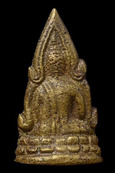พระพุทธชินราชอินโดจีน วัดสุทัศน์ฯ ปี2485 พิมพ์นิยม พิมพ์ต้อบัวขีด ตอกโค๊ต หน้าเด้งๆสภาพสวยเดิมๆ