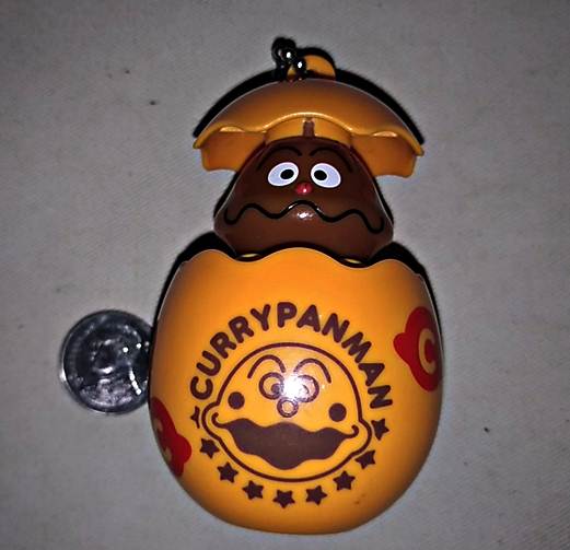 พวงกุญแจCURRYPANMAN ในร่างไข่เปิดปิดได้น่ารักเบาเบา