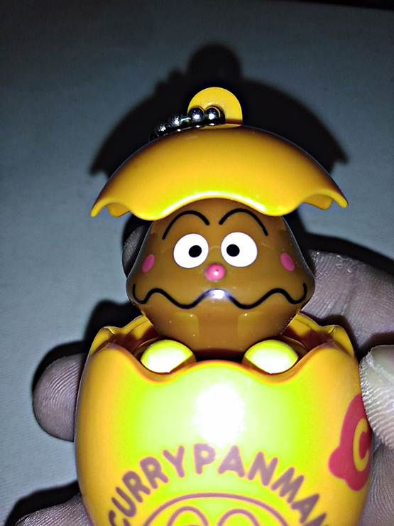 พวงกุญแจCURRYPANMAN ในร่างไข่เปิดปิดได้น่ารักเบาเบา