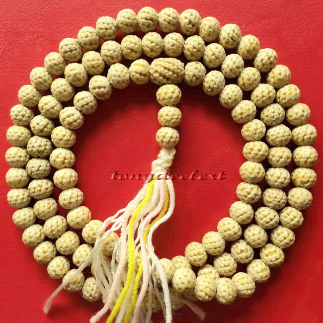 สุดยอดประคำ ประคำถักกระดาษสาลงยันต์108 หลวงพ่ออุตตมะ วัดวังก์วิเวการาม ตามตำรามอญโบราณ สวยมากค่ะ