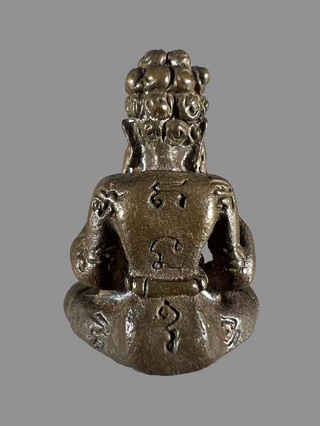 พระปิดตาเจ้าเงาะ รุ่นแรก หลวงพ่อดำ วัดสันติธรรม อ. อรัญประเทศ จ.สระแก้ว ปี ๒๕๔๕