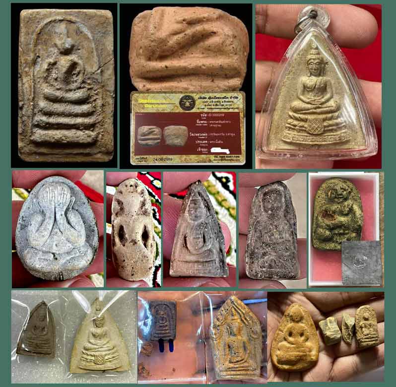 ล็อคเก็ตครูบาเจ้าศรีวิชัย รุ่น มหาบารมีปี65 เนื้อสัมฤทธิ์โบราณ........เคาะเดียวแดง            