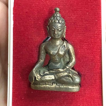 รูปหล่อพระเชียงแสนสิงห์หนึ่ง มหาลาภ มหามงคล พร้อมกล่องเดิม