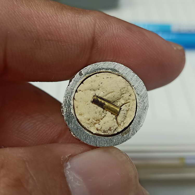 รูปหล่อฐานปูปลา รุ่นบารมี 88 หลวงพ่อรวย วัดมาบตาพุด จ.ระยอง องค์ชุบเงินกรีดเงา ตะกรุด 1 ดอก